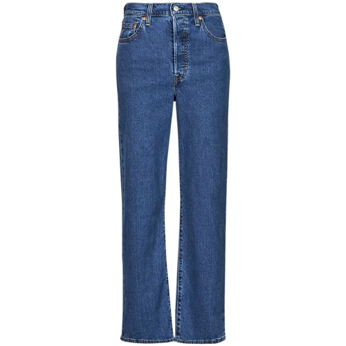Levi's Jeans straight RIBCAGE STRAIGHT ANKLE Lightweight Modra