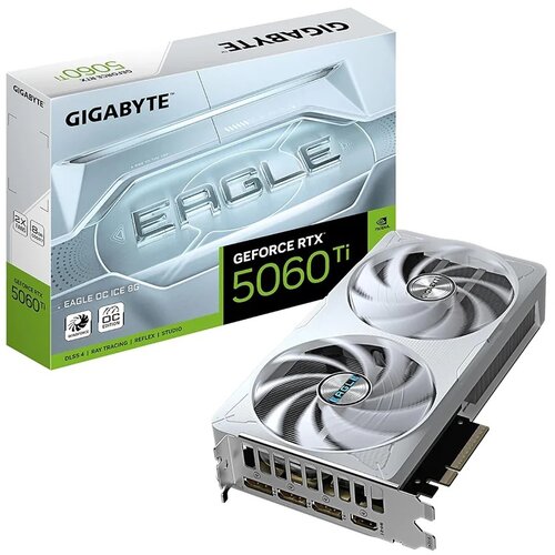 Gigabyte GeForce RTX 5060 Ti EAGLE OC ICE 8GB GV-N506TEAGLEOC ICE-8GD Slike