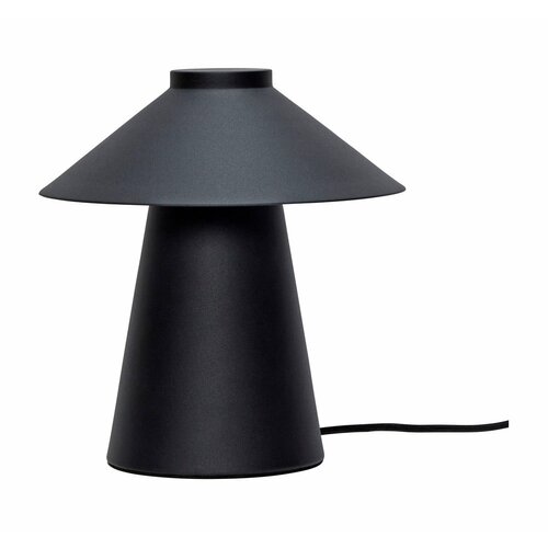 H&amp;uuml;bsch crna metalna stolna lampa chipper Slike