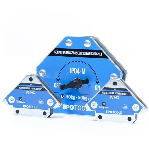Ipotools set magnetnih kotnikov za varjenje (1x IPO4-M + 2x IPO1-XS) Cene