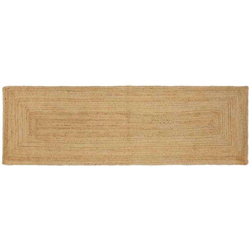 VidaXL Tepih Bež 80 x 250 cm Juta Slike