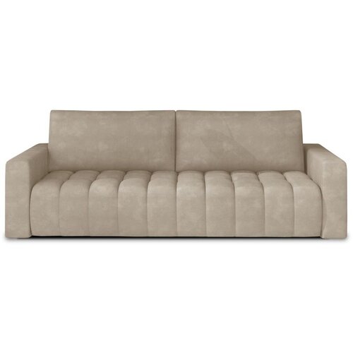ELTAP Bež baršunasti sklopiva/s prostorom za odlaganje sofa 247 cm Lazaro – Cijene