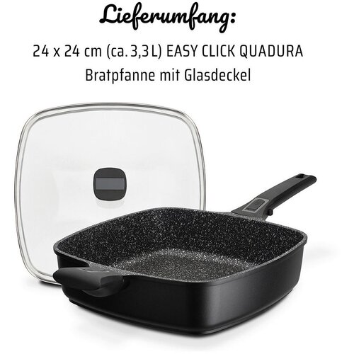 Gsw PONEV EASY CLICK 24/7 cm premaz Vitaflon&amp;reg; Granit Slike