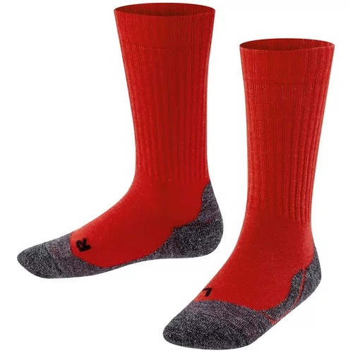 Falke Sportske čarape 'Active Warm' siva melange / crvena / crna