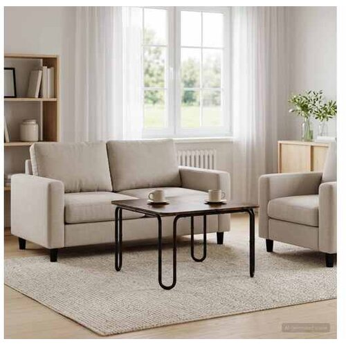 vidaXL Stolić za kavu Dimljeni hrast 100 x 100 x 45 cm - Dimljeni hrast 100 x 100 x 45 cm Cijene