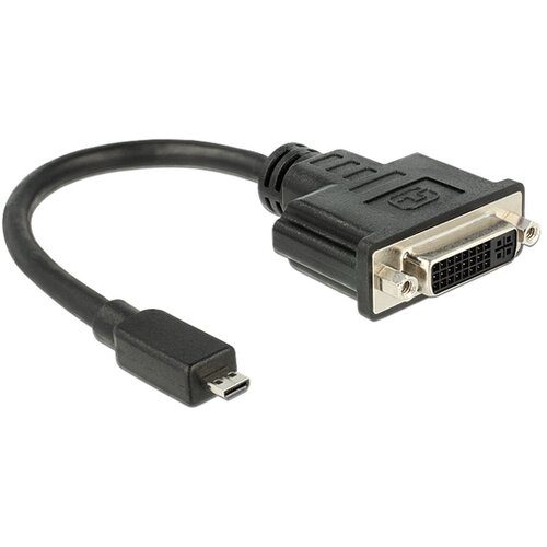 Delock adapter hdmi-d mikro m - dvi-d 24+5 ž 20cm 65563 Cene