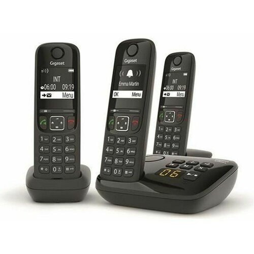 Gigaset Brezžični telefon AS690 A Trio Črn, (5000509513) Slike