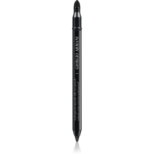 Armani Smooth Silk Waterproof Eye Pencil vodoodporni svinčnik za oči z aplikatorjem odtenek 01 Black 1.2 g Slike