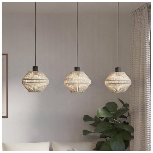 Eglo 44001 -  visilica na sajli midsumer 3xE27/40W/230V krem Cene
