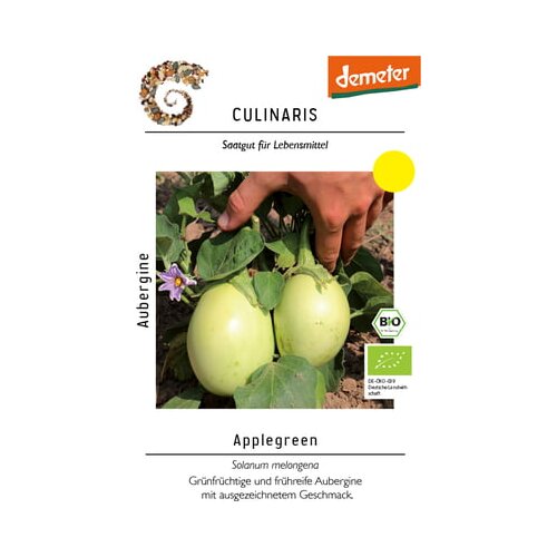 Culinaris Bio jajčevec Applegreen Slike
