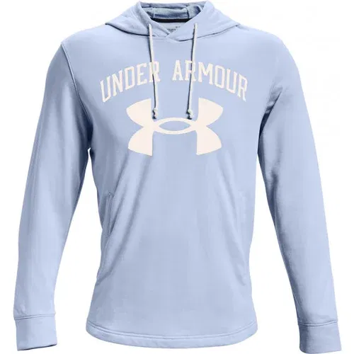 Under Armour RIVAL TERRY BIG LOGO HD Muška majica, svjetlo plava, veličina