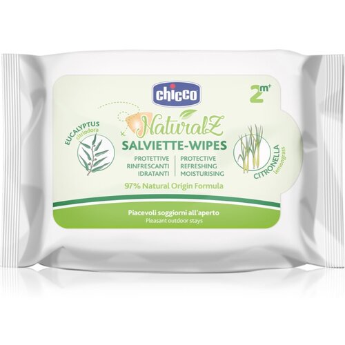 Chicco NaturalZ Protective & Refreshing Wipes maramice protiv komaraca 2 m+ 20 kom Cijene