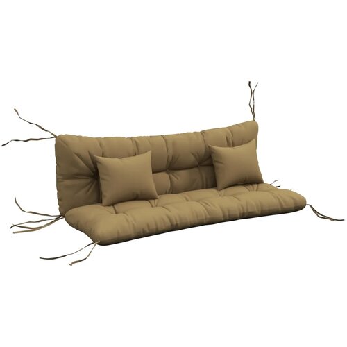  Set od 4 jastuka za sjedenje  150x50 cm  vodoodbojni jastuci za stolicu s vezicama  debljine 10 cm  bež Cijene