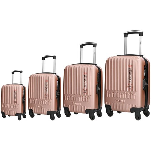  Colmar, kofer, set 4 komada, ABS, roze zlatna Cene