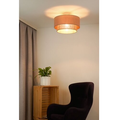  duolla - plafonski luster boho 1xE27/15W/230V pr. 45 cm bež/braon Slike