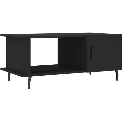Maison Chic Klubska mizica - kavna mizica - Nizka mizica črna 90x50x40 inženirski les, (21755473) Slike