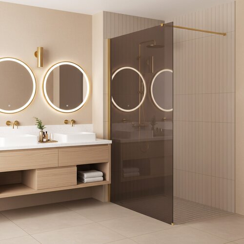 Rea Stena za prhanje Flexi Brown / Gold 120 Cene