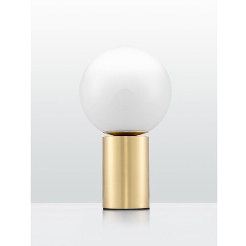 Nova Luce Bijela/u zlatnoj boji staklena stolna lampa (visina 35,5 cm) Vita &amp;ndash; Slike