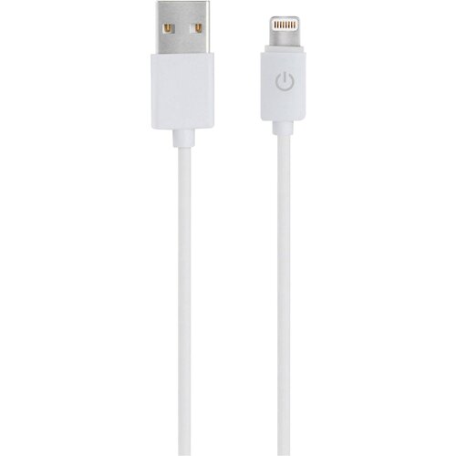 REAL POWER USB kabel USB 2.0 USB-A vtič\, Apple Lightning vtič 1.00 m bela 255649, (20417093) Slike