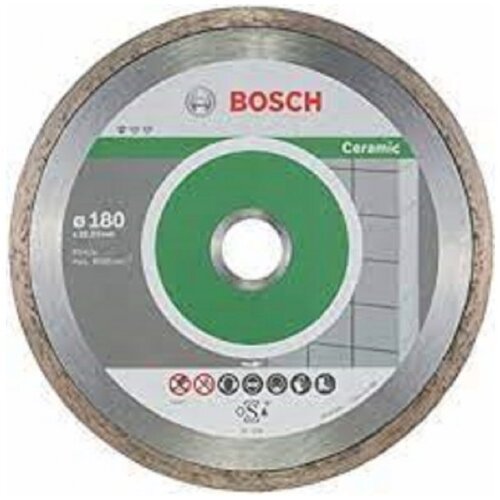Bosch dijamantska rezna ploča standard for ceramic 180 x 22,23 x 1,6 x 7 mm pakovanje od 10 komada - 2608603233 Cene