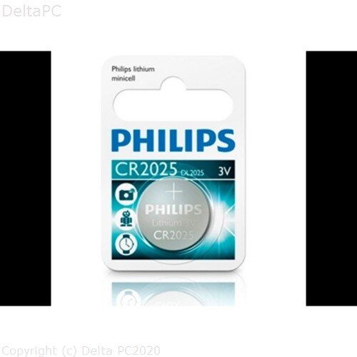 Philips Minicells baterija CR2025 01B Slike