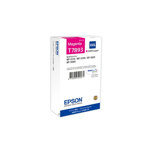 Epson T7893 patron C13T789340 ljubičasti (34 ml | WF-5110DW/WF-5190DW/WF-5620DWF/WF-5690DWF Cijene