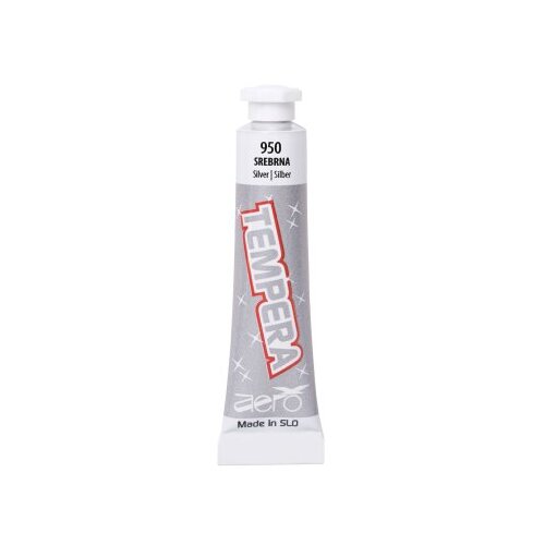 Boja tempera Aero 7,5ml tubica silver srebrna Cene