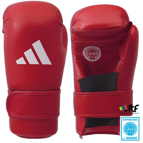 PrideShop Rokavice za point fighting Adidas - Super Safety Gloves ITF WAKO - Rdeča , XL Cene