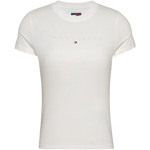 Tommy Hilfiger Majice s kratkimi rokavi TJW TONAL LINEA DW0DW20315 Bela