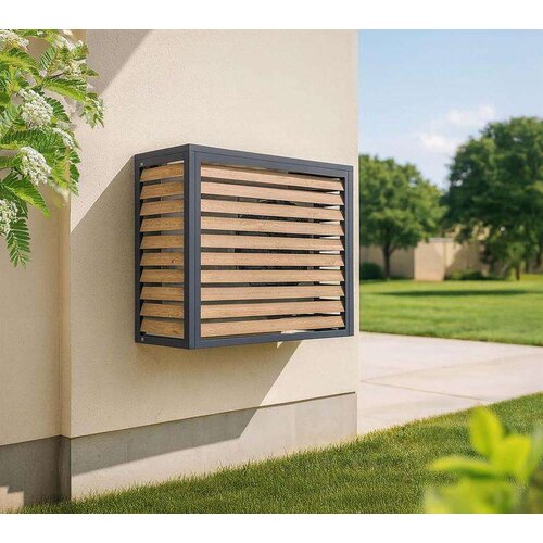  Westman maska za vanjsku jedinicu klime Boxa S | 56x100x92 | Drveni izgled Cijene