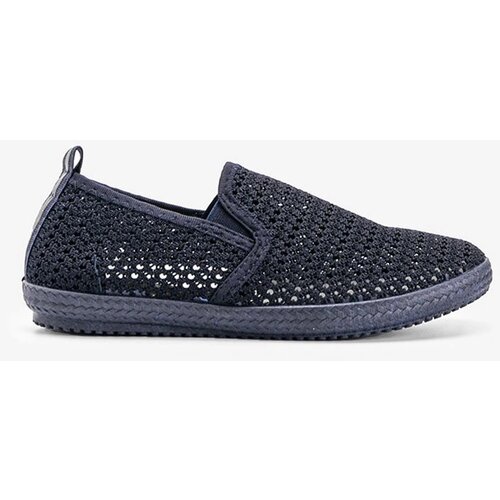 Gemre Navy blue openwork sneakers Mallory Cene