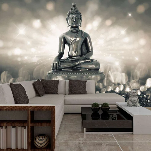  Samoljepljiva foto tapeta - Silver Buddha 343x245