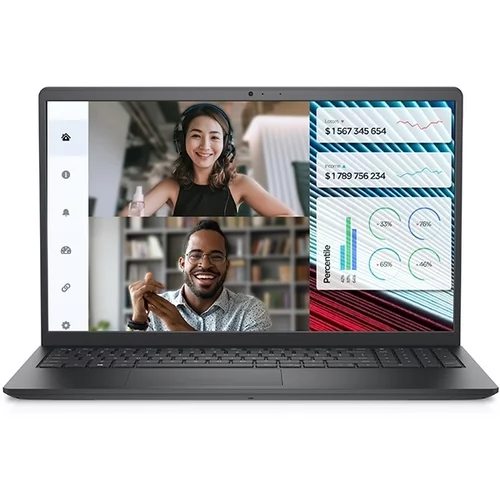 Dell Laptop Vostro 3520, i7-1255U, 16GB, 512GB, 15.6" FHD 120Hz, Windows 11 Pro (crni)