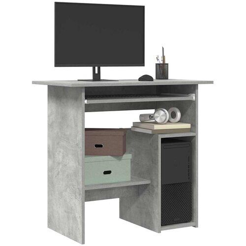  Radni stol siva boja betona 80 x 45 x 74 cm konstruirano drvo Cijene