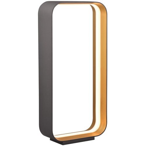 CINQUE Črna LED namizna svetilka z glasovnim upravljanjem s pomočjo mobilne aplikacije s kovinskim senčilom (vi&amp;scaron;ina 61 cm) Cizione &amp;ndash; Slike