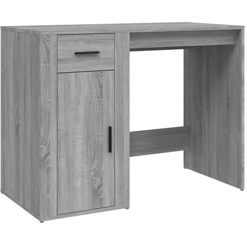 Maison Chic Pisalna miza - pisarniška miza - Računalniška miza siva sonoma 100x49x75 cm inženirski les, (21785598) Cene