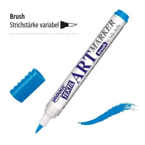 Kreul JAVANA marker za laki tekstil | light blue Slike