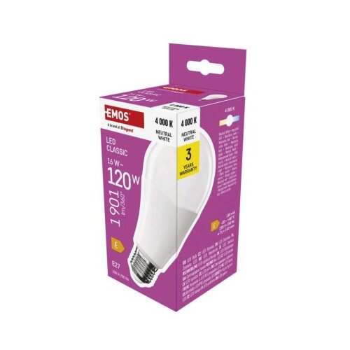  LED žarnica Classic A70 / E27 / 16 W (120 W) / 1901 lm / Nevtralna bela Cene