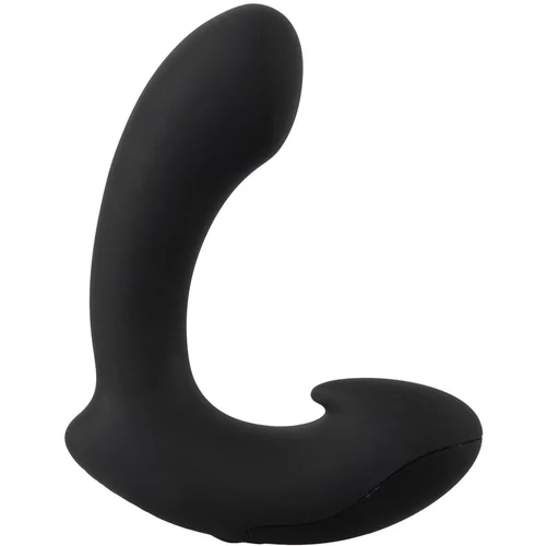 Anos prostate butt plug with vibration black