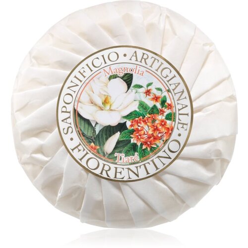 Saponificio Artigianale Fiorentino Magnolia and Tiar&amp;eacute; naravno trdo milo 100 g Slike