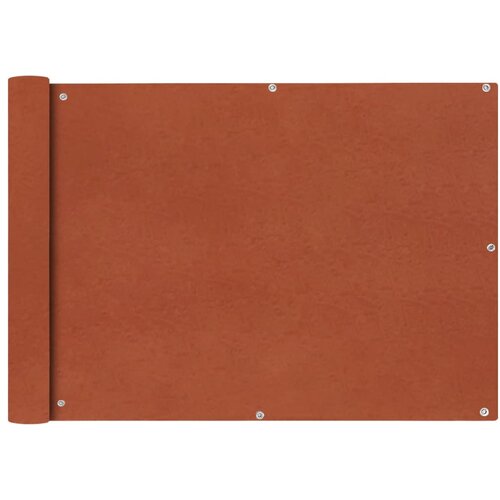 vidaXL Balkonsko Platno Oksford Tekstil 75x600 cm Terakota, (20693109) Cene