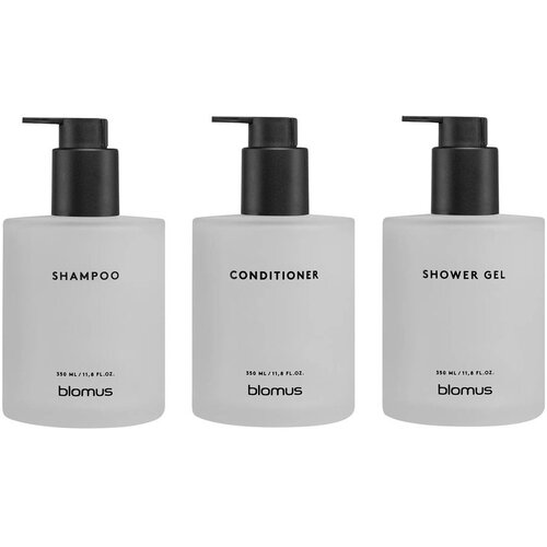 Blomus Bijeli stakleni zidni dozatori za sapun u setu 3 kom 350 ml Kirei &amp;ndash; Slike