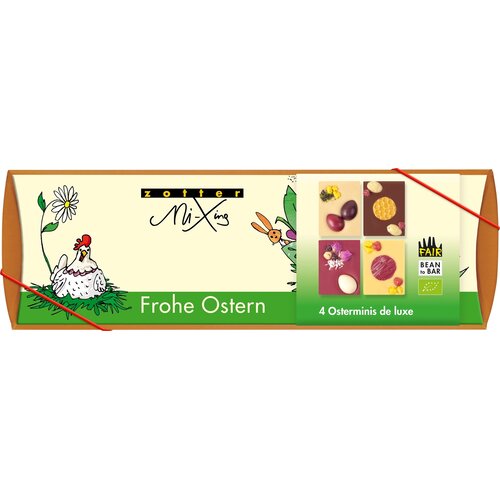 Zotter Schokoladen Bio MiXing - Velikonočni Minis de Luxe - 100 g Cene
