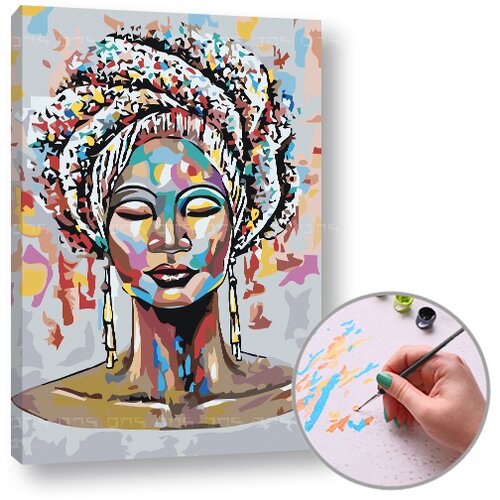 Artmie slikanje po brojevima AFRIČAN Level Starter - 60x40 cm Slike