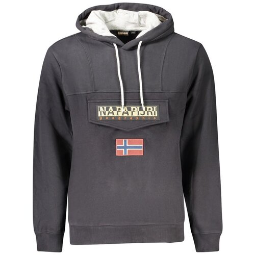 Napapijri Burgee mu&amp;scaron;ka hoodie dukserica crna Slike