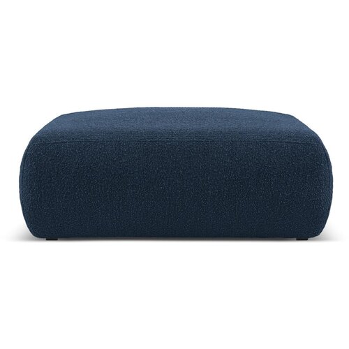 Micadoni Home Temno moder tabure iz tkanine bouclé Molino – Cene