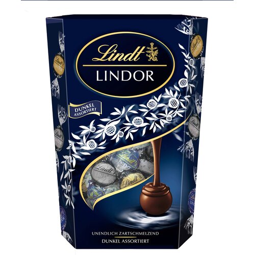 Lindt Lindor kroglice Dark Assorted - 337 g Slike