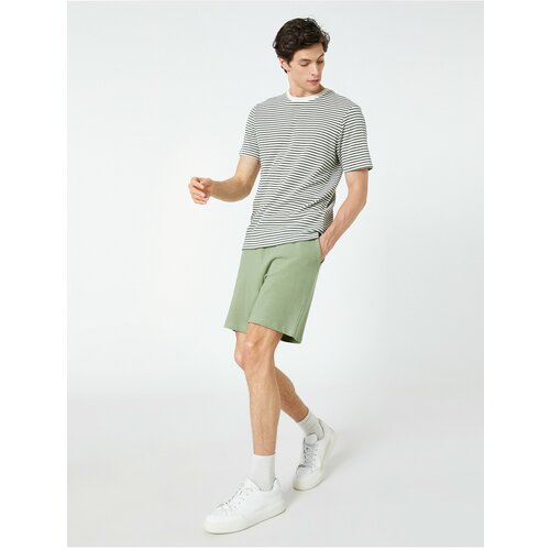 Koton Shorts - Green - Normal Waist Slike