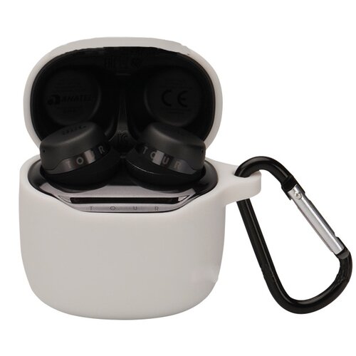INF Zaščitna torbica za slušalke JBL TOURPRO+ s karabinom White, (21838026) Cene