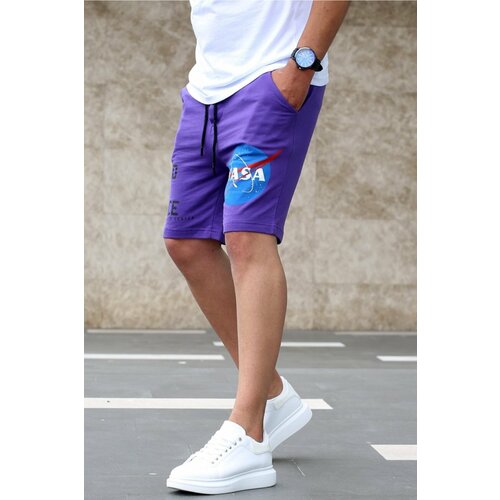 Madmext Shorts - Purple - Normal Waist Slike